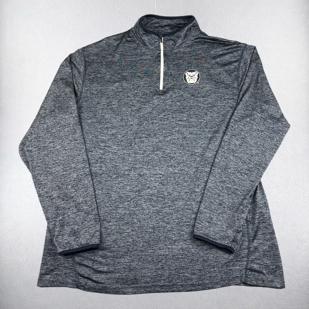 Butler Bulldogs NCAA Pullover 1/4 Zip Mens XL Colosseum Gray Activewear